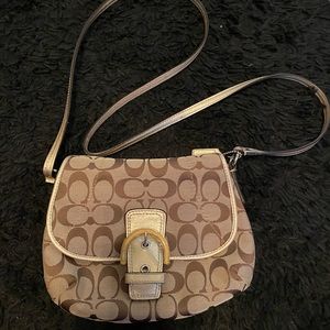 Gorgeous gold Coach crossbody!